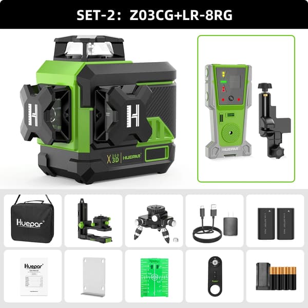 Laserpohja, 360° Näkyvyys, Bluetooth-yhteys, Z03CG-SET-2