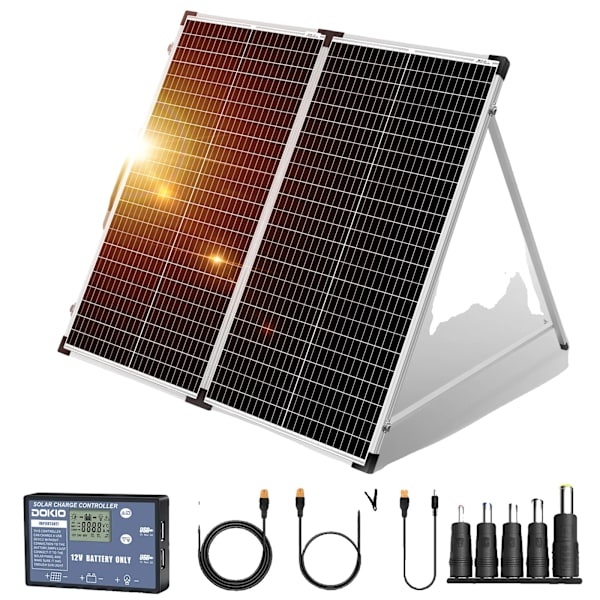Solpanel, Hög Effektivitet, Fällbar Design, 160W