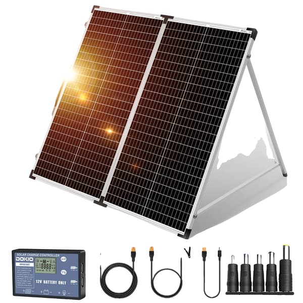Solpanel, Høj Effektivitet, Foldbart Design, 160W