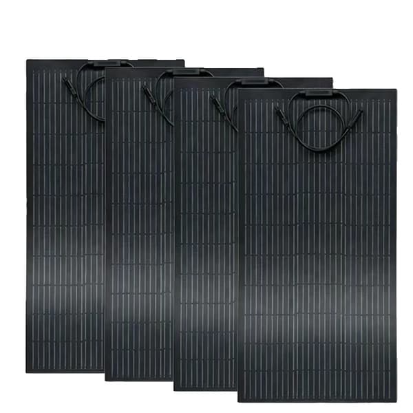 Solpanel, Flexibel Design, Hög Effektivitet, 4PCS 100W