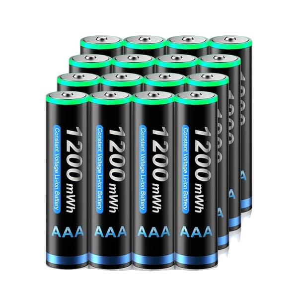 Uppladdningsbart Batteri, Hög Prestanda, Miljövänlig Design, 16PCS AAA