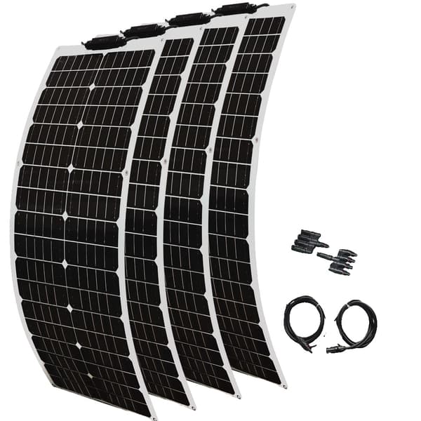 Solpanel, 2 paneler, alsidig kompatibilitet, 200w solarkit