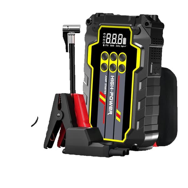 Bil Jump Starter, 10000mAh Batteri, Indbygget Luftkompressor, CYD32