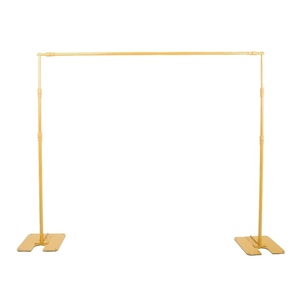 Justerbar Teleskopisk Bakgrundsstödsystem, 2,4M x 3M, Hållbar Vinylkonstruktion,2,4x3M Gul 2.4x3M Yellow 2.4x3M Yellow