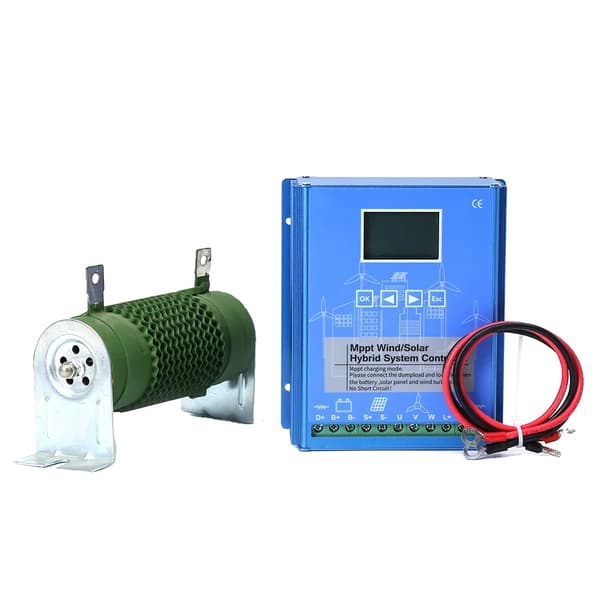 Hybrid Ladecontroller, Dual MPPT Teknologi, LCD Skærm, 24V 48V Auto