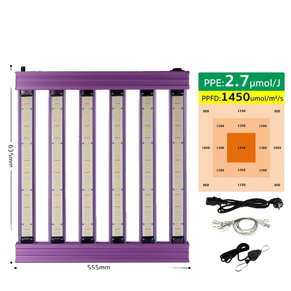 LED Vækstlys, Dæmper, Fuldt Spektrum, 300W
