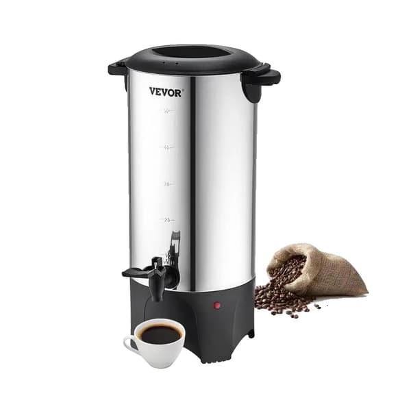 Kaffekande, 50-kop kapacitet, hurtig brygning, rustfrit stål design