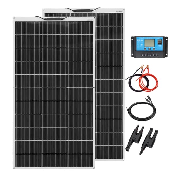 Solpanel Kit, Høj Effektivitet, Letvægtsdesign, 12V 24V 240W