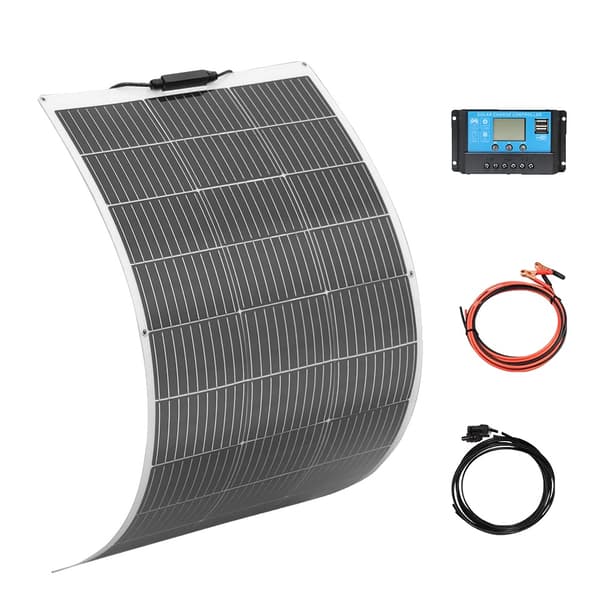 Solpanel, Flexibel Design, Hög Effektivitet, 100W solsystem