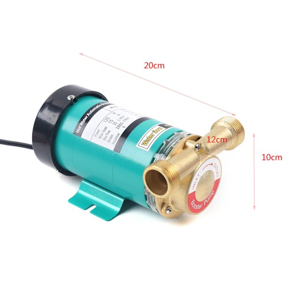 Boostertryckpump, 120W 230V, Automatisk Växel och Låg Ljudnivå,230V, CYAN cyan 230V