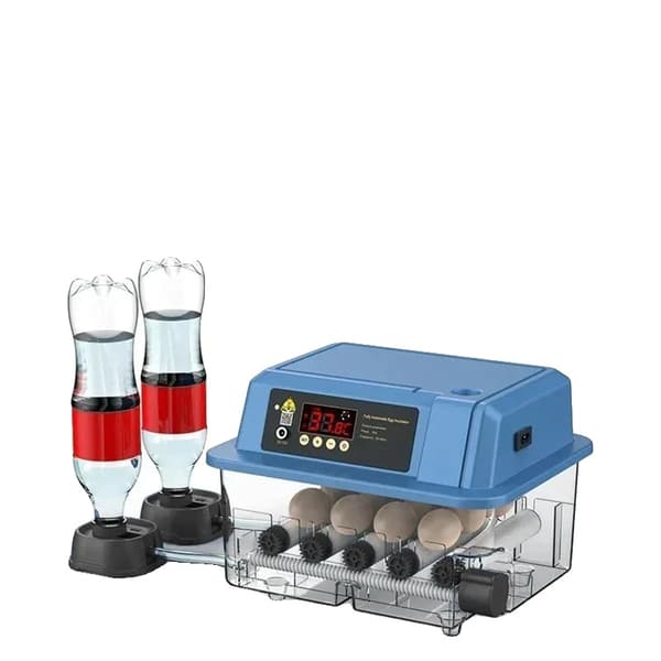 Inkubator, Automatisk Temperaturkontroll, Justerbar Äggbricka, 12 ägg