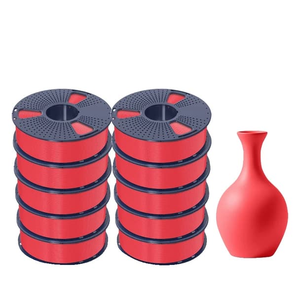 3D Filament, Hög Fluiditet, Miljövänlig, PLAMT-körsbärsröd