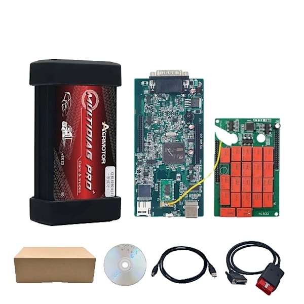Bil Diagnostisk Gränssnitt, Äkta NEC Relä, OBD2 Skanner, Papperslåda, Bluetooth-svit paper box
