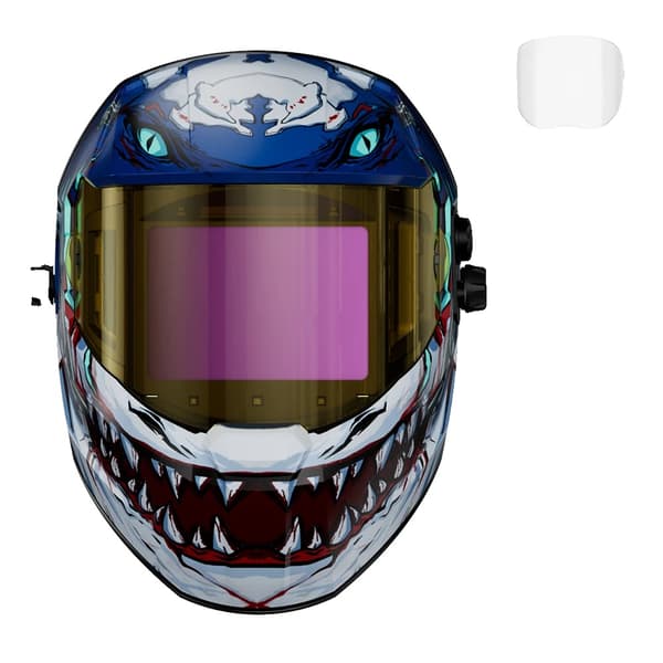 Svetsmask, Auto-Dunkel, Solenergi, Rasande Hajar-a
