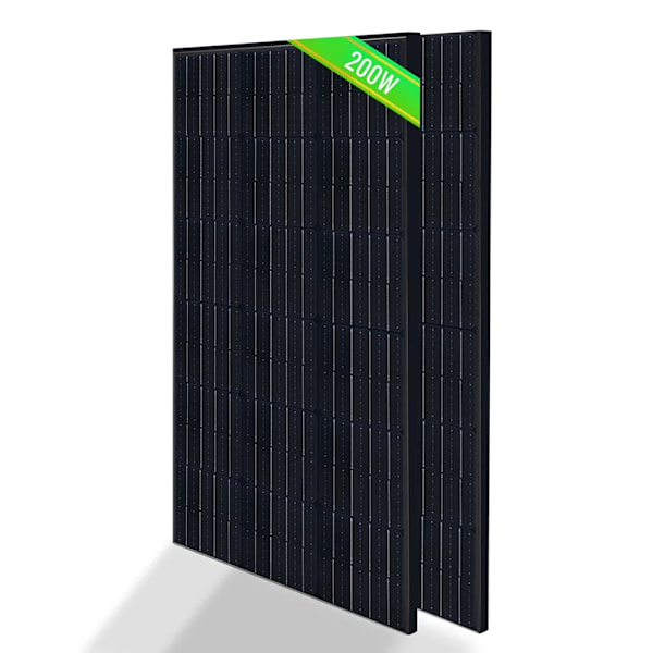 200W Solcellepanel, Høj Effektivitet, Vejrresistent,200W (2x100w) 200W(2x100w) 200W(2x100w)