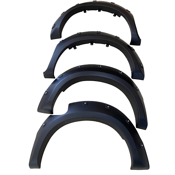 Toyota Hilux Vigo Skærmforøgere 2005-2014, Mat Sort, Nem Installation,Sort Black black