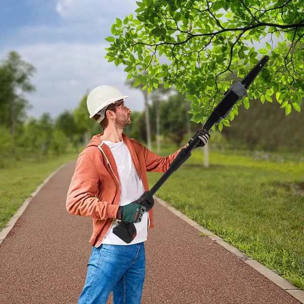 Trådløs elektrisk stangsav, 552W effekt, ergonomisk skridsikker design, sort