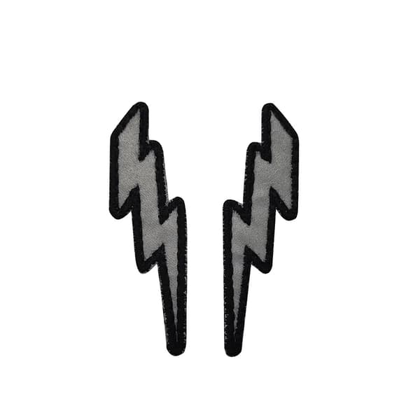 Broderet Patches, Tilpasselig, Luminøs Funktion, Reflekterende patch  2