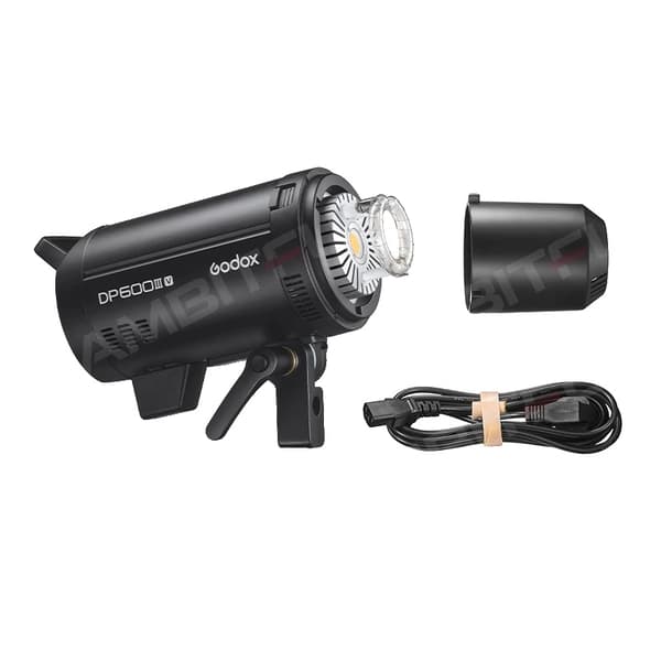 Studio Strobe Blixlampa, Trådlöst System, Snabb Blixduration, DP600IIIV