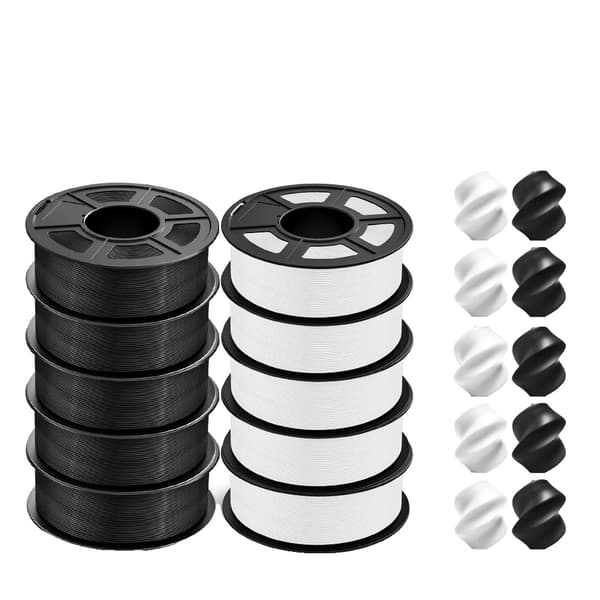 3D-skrivarfilament, PLA-material, 1,75 mm diameter, PLA P 5BK 5WT