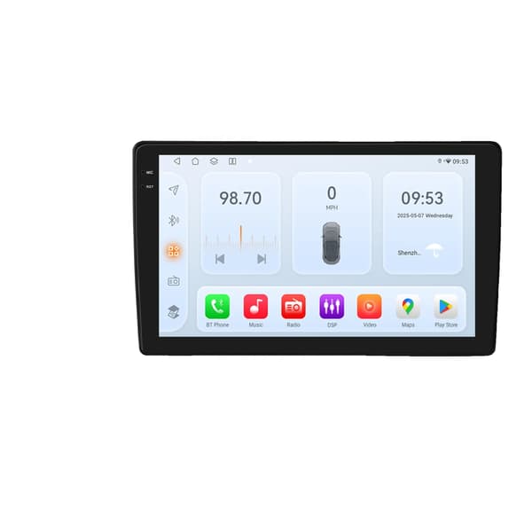 Bil Multimedia Afspiller, Skærmstørrelse, Smartphone Integration, kompatibel med Citroen C2 C3 2001-2010, QS4