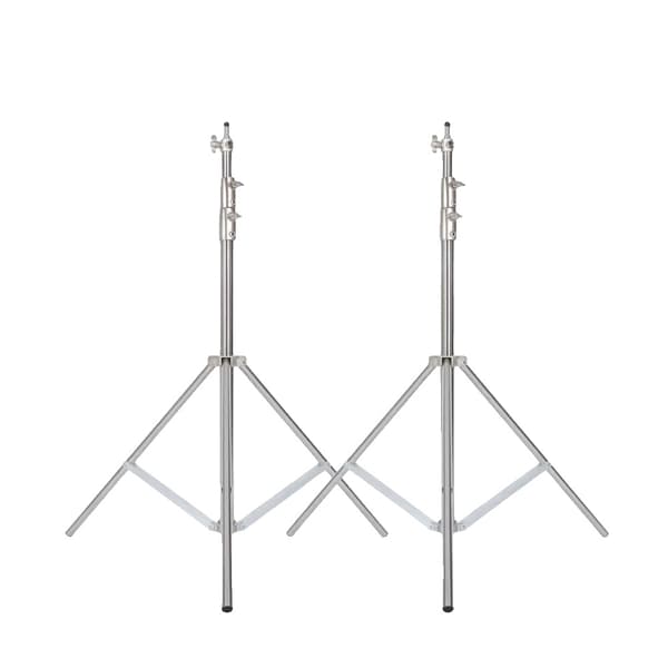 Fotostativ, Rustfrit Stål, Foldbar, 2x280CM