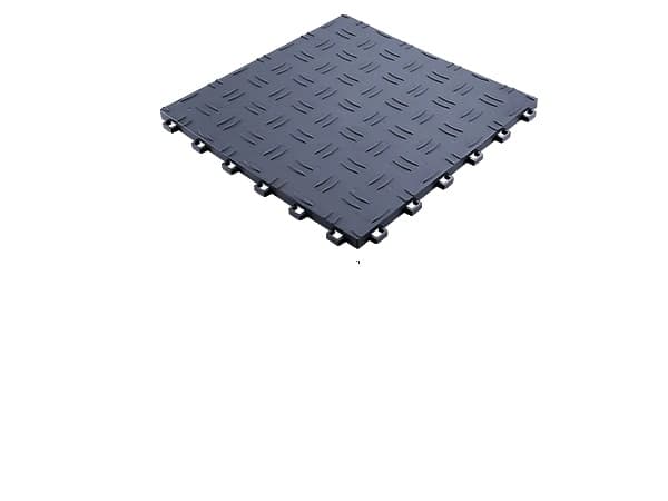 Interlocking Garage Floor Tiles, Halksäkra, Enkla att Installera, Hållbart Material,Grafitsot