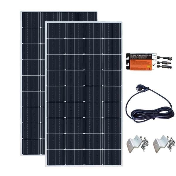 Solpanel, 800W Effekt, Høj Effektivitet, 400w stik og spil