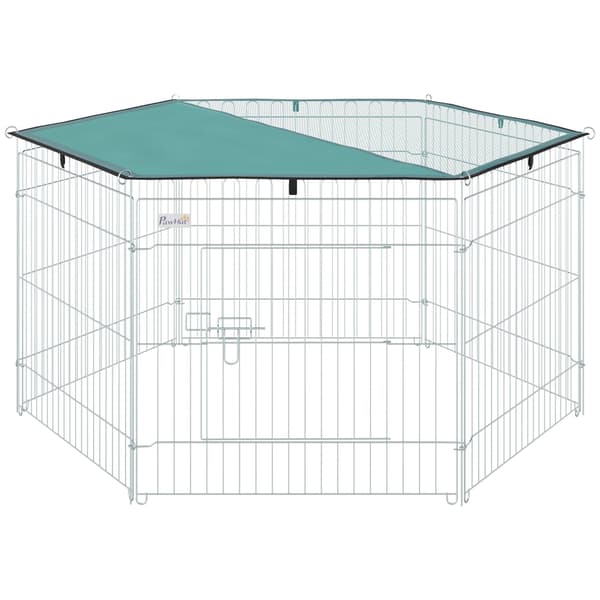Hundbur, Fällbar Design, Väderbeständighet, Hållbara Material, Silver, 59x60 cm