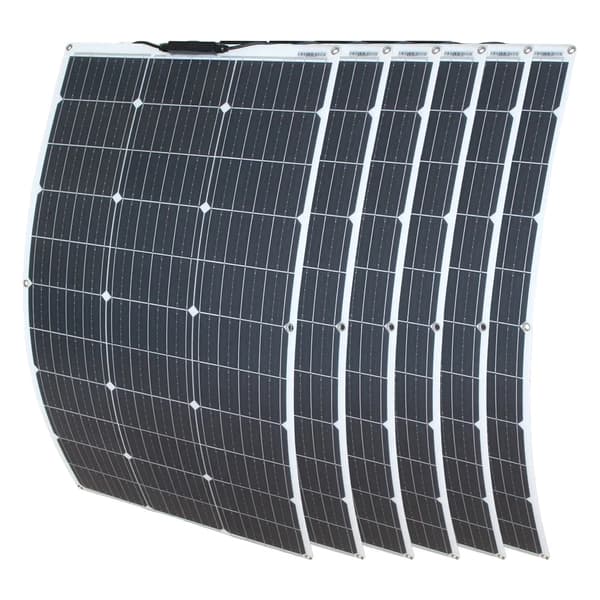 Fleksibel Solpanel, 100W Effektudgang, Monokrystallinsk Teknologi, solpanel 600w