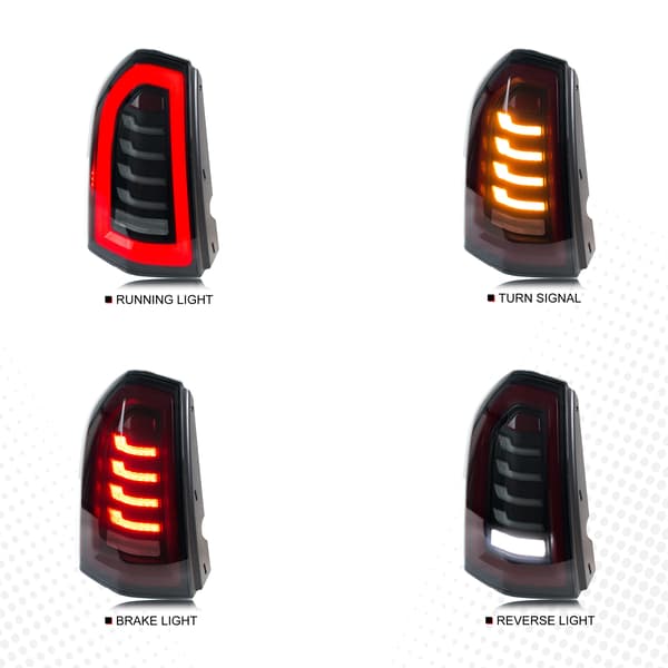 LED Bakljus, Dynamisk Signal, Vattentålig Design