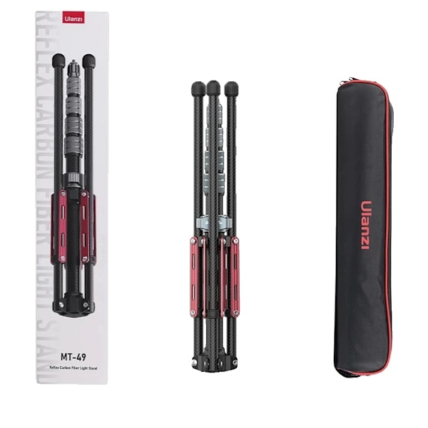 Kolfiberstativ, 1,94M förlängbar, lätt och portabel med monopod,MT-49 MT-49 MT-49