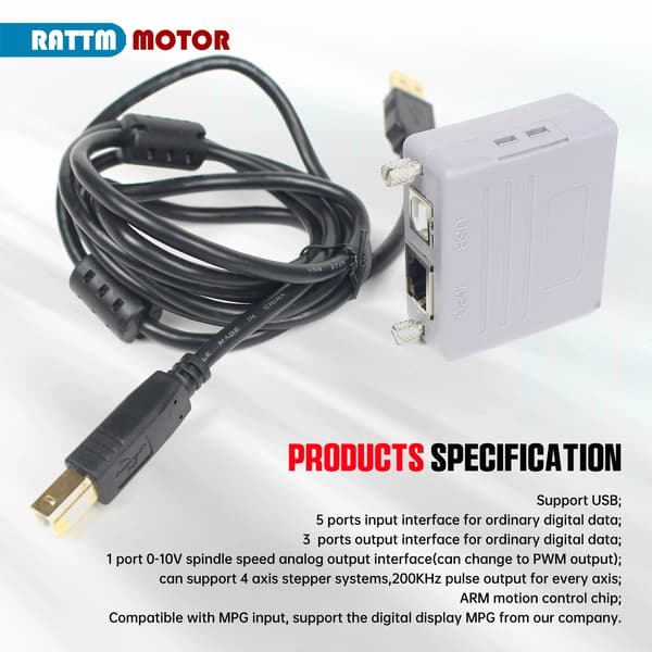 USB Rörelsecontroller, 6 Axlar Stöd, 200KHz Frekvens, Kompakt Design