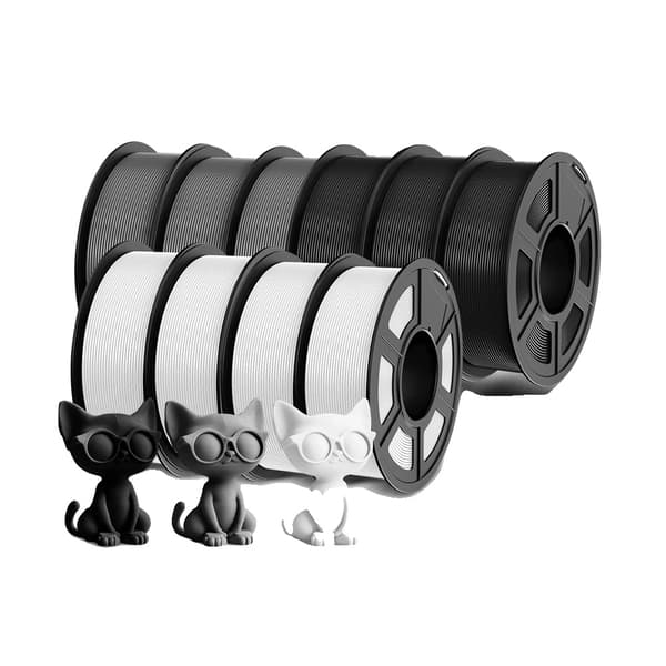 3D-skrivarfilament PLA PLUS, 1,75 mm diameter, 330 m längd,PLA PLUS-3BK 3GY 4WT