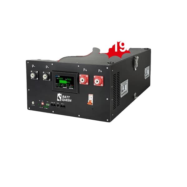 Batterilagringsboks, Vertikal Design, Smart BMS, Stablet JK BMS