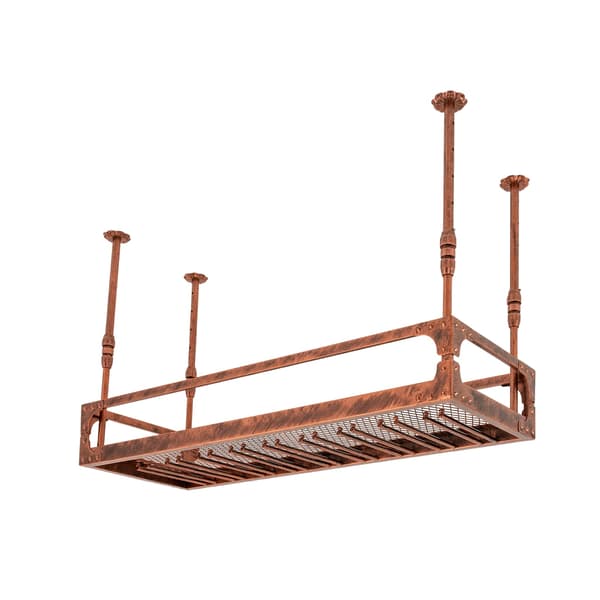 Vinreol, 50 kg kapacitet, loftmontering, Bronze
