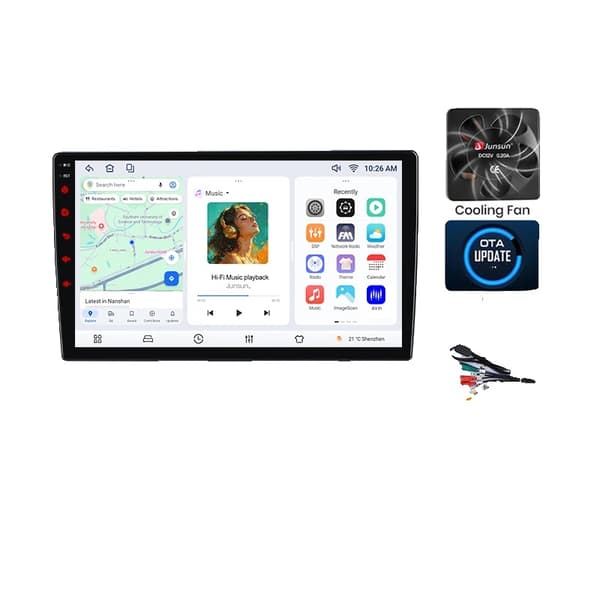 Bilradio, Touchscreen Interface, Intelligent System, kompatibel med Mazda MX-5 NC 2008-2015, V7 (8GB-256GB)