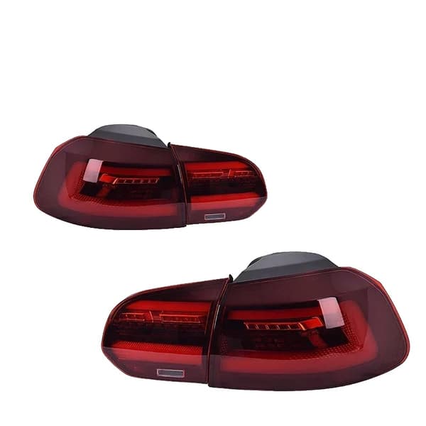 Bakljus, kompatibla med Golf 6, full LED, dynamisk blinkersignal, LED ett par