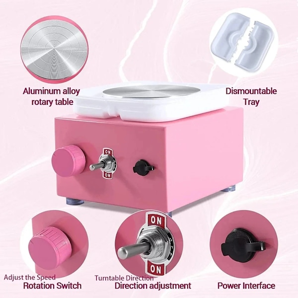 Elektrisk drejskiva, LCD-skärm, 350W effekt, E-EU mini E-EU mini E-EU mini