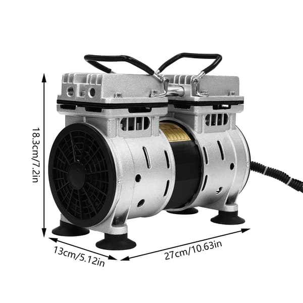 Vakuumpump, 2-cylindrig drift, oljefri design, 220V, EU