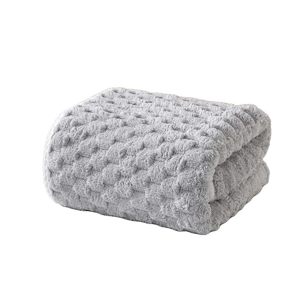 Badelagen, Hurtig Tørring, Blødt Fleece Materiale, Grå70x140cm