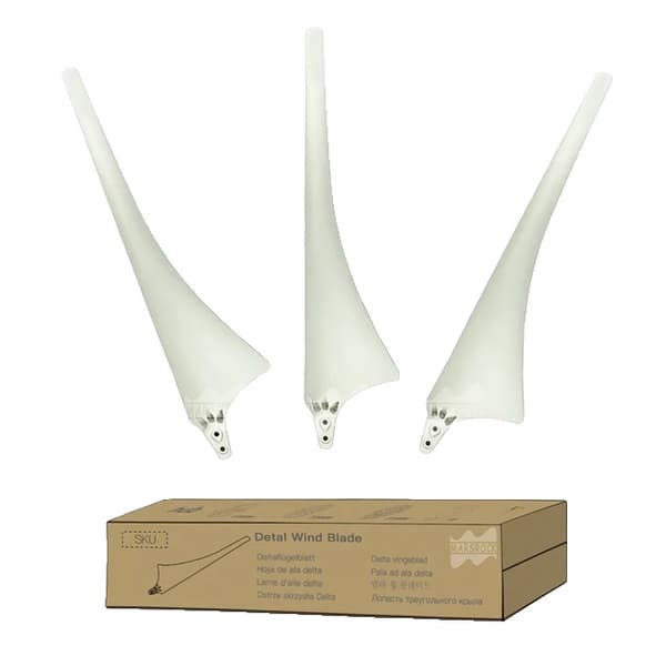 Vindmøllegenerator, højstyrke glasfiberkomposit, aerodynamisk design, 3 Blade-b, Blade-3DW