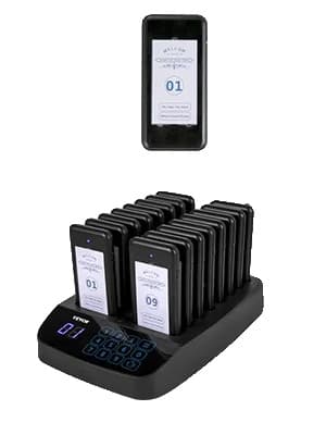 Restaurangpager, 20 underlägg, 2 ringsätt
