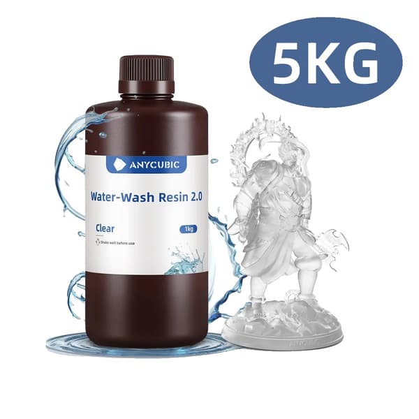Vatten-tvättad harts, hög precision, låg lukt, 5KG Klar