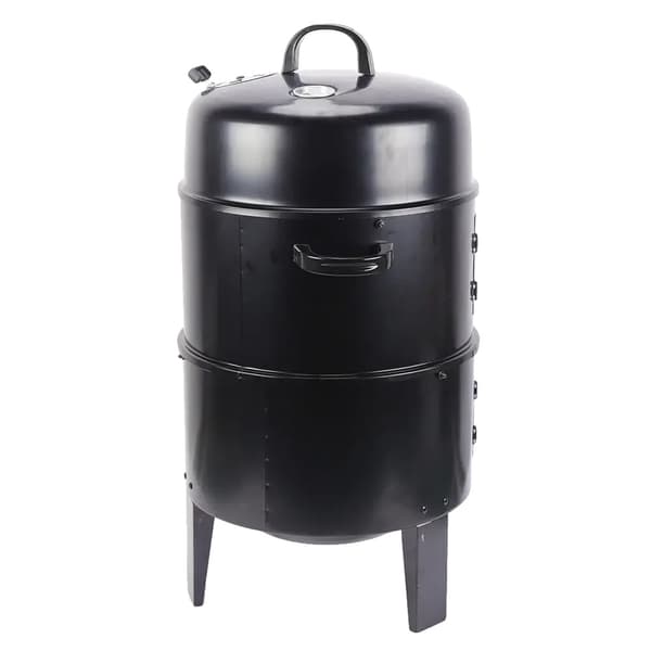 Røgegrill, Multifunktionel Madlavning, Temperaturkontrol, sort