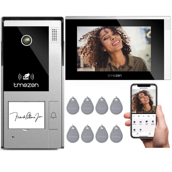 Videointercomsystem, 1080p-video, Wi-Fi-anslutning, 1M1D