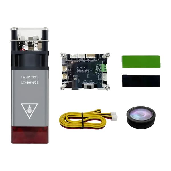 Laserhuvud, Träskärning, Blått Ljus, LT-40W-F23-KIT