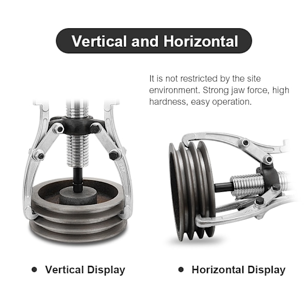 Hydraulisk utdragare, Anpassningsbar, Tre-Käks Design