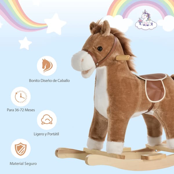 Gungande Häst, Plyschöverdrag, Interaktiva Ljud
