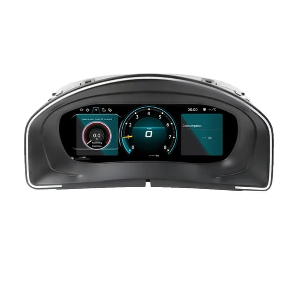 Digital Dashboard Cluster, 12,3 Tommer HD Skærm, Multi-Model Kompatibilitet, Scirocco  04-16